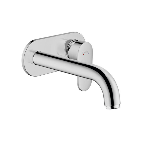 Vernis Blend 2-hole concealed basin mixer, wall-mounted, chrome finish. Design your custom bathroom vanities with our 3D configurator.