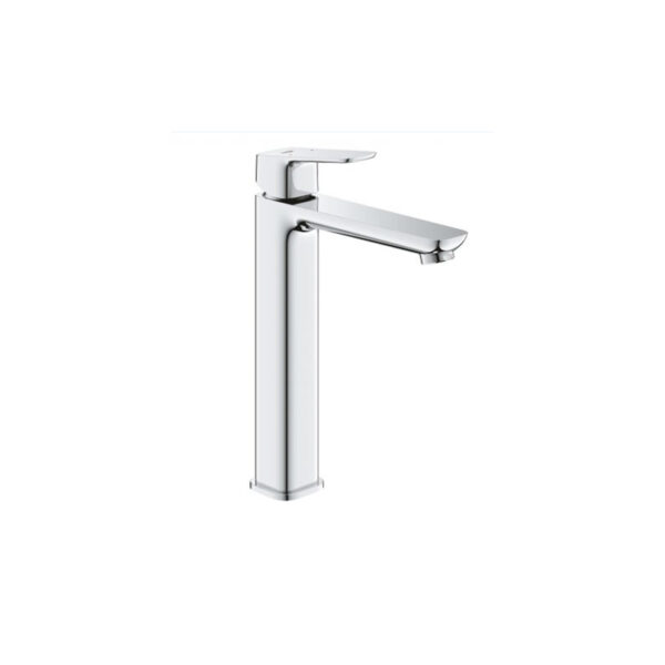Cubeo XL basin mixer in chrome. Modern bathroom faucet for custom bathroom vanities. Design your standalone basin with our 3D configurator.