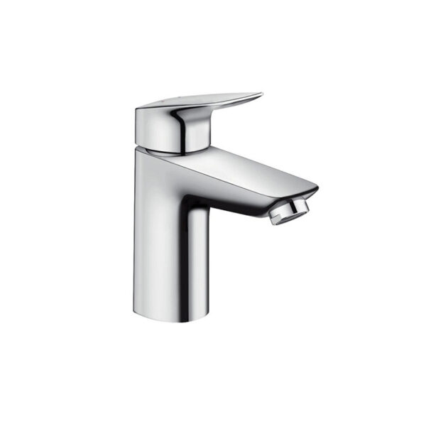 HG Logis basin mixer 100 Push-open chrome. Bathroom design with 3D bathroom builder, custom bathroom vanities, and standalone basins.