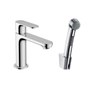 Rebris S bidette set 110 chrome. Bathroom faucet, custom bathroom vanities. Design your standalone basin with our 3D bathroom builder.