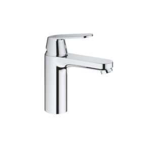 Eurosmart Cosmopolitan M basin mixer with push open in chrome. 3D bathroom builder for custom bathroom vanities and standalone basins.