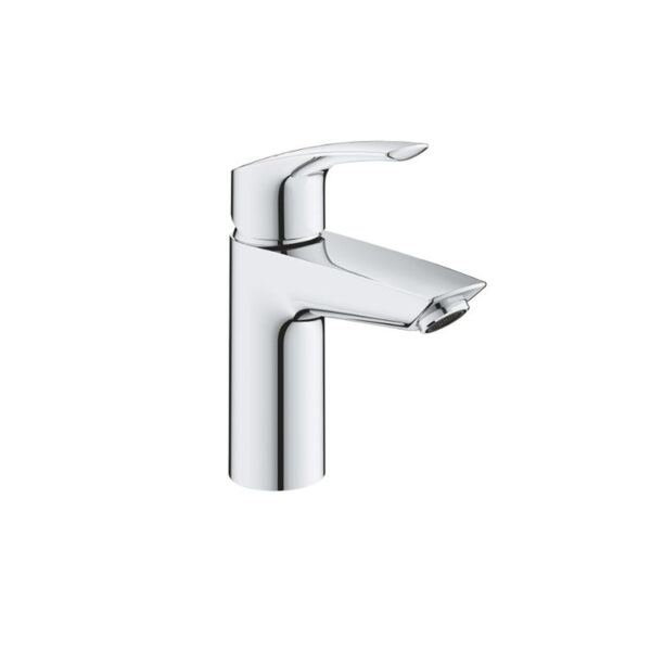 Eurosmart New S basin mixer, push-open waste set, chrome finish. Design your custom bathroom vanities with our 3D builder.