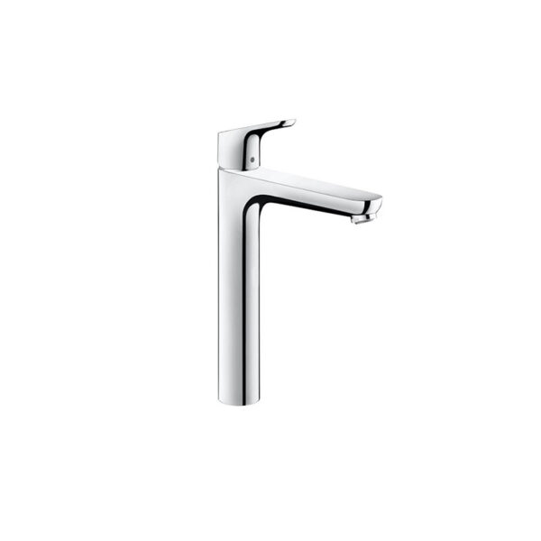 Chrome Focus 230 basin mixer. Design your custom bathroom vanities with our 3D builder. Solid Surface & standalone basins available.