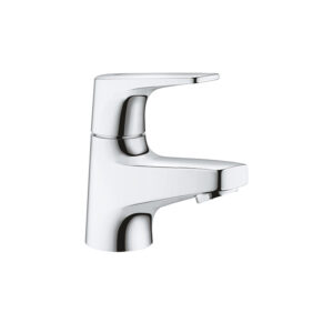 Chrome basin pillar tap Start Flow for custom bathroom vanities. Design your standalone basins with our 3D bathroom builder.