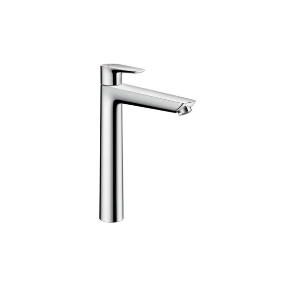 Chrome single lever basin mixer 240 for custom bathroom vanities. Design your standalone basins with our 3D builder.