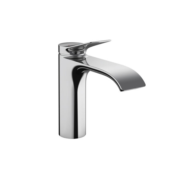 Vivenis 110 chrome washbasin mixer. Design your custom bathroom vanities with our 3D bathroom builder. Standalone basin tap for solid surface.