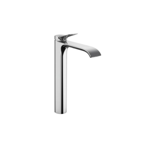 Vivenis 250 high chrome washbasin mixer for custom bathroom vanities. Standalone basin tap, use our 3D bathroom builder.