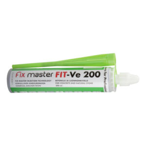 Fix Master FIT-Ve 200 chemical anchor, resin for solid surface, standalone basins, bathroom vanities, 3D bathroom builder. 300 ml.