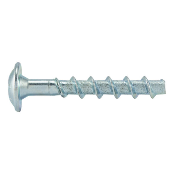 Fix master TOGE screw anchor TSM-P with round pan head, zinc-electroplated. Ideal for custom bathroom vanities and solid surface install.