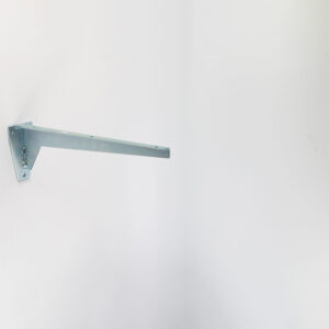 Zinc-plated bracket, L=240mm for custom bathroom vanities. Solid surface standalone basins support. 3D bathroom builder component.