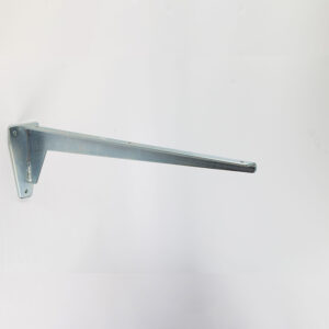 Zinc plated bracket, L=240mm for custom bathroom vanities. Solid surface support for standalone basins. 3D bathroom builder component.
