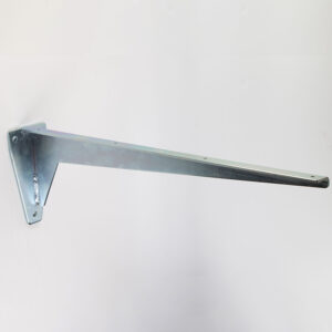 Zinc plated bracket, L=240mm for custom bathroom vanities. Solid surface support for standalone basins. 3D bathroom builder component.