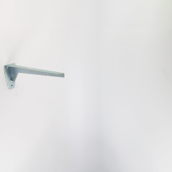 L240 Zinc plated bracket, 240mm. For custom bathroom vanities, solid surface standalone basins. 3D bathroom builder component.