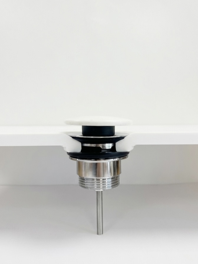 Klik-klak drain, cap as basin, without overflow